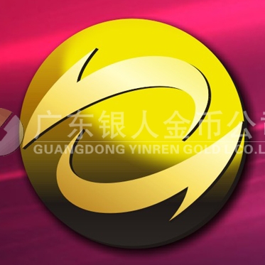 2015年3月定制　中經(jīng)萬達(dá)金銀純金胸章定制、制作純金胸章