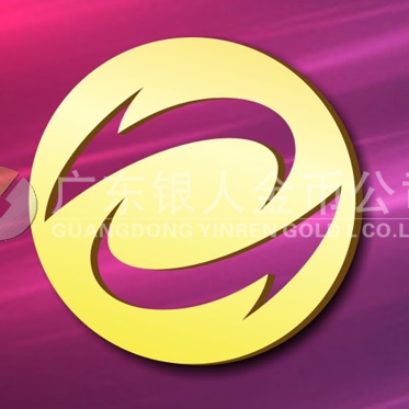 2015年3月定制　中經(jīng)萬達(dá)純金徽章定制、千足金徽章定制