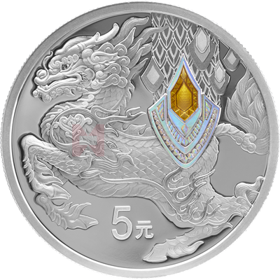 中華傳統瑞獸15克銀質紀念幣(麒麟) 中華傳統瑞獸15克銀質紀念幣(麒麟)
