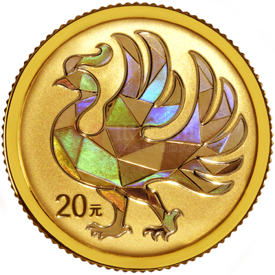 中華傳統(tǒng)瑞獸2克金質(zhì)紀(jì)念幣(鳳凰) 中華傳統(tǒng)瑞獸2克金質(zhì)紀(jì)念幣(鳳凰)