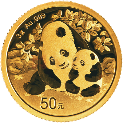 2024版熊貓3克普制金質紀念幣 2024版熊貓3克普制金質紀念幣