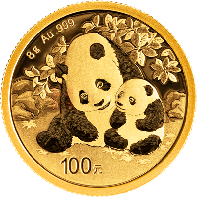 2024版熊貓8克普制金質紀念幣 2024版熊貓8克普制金質紀念幣