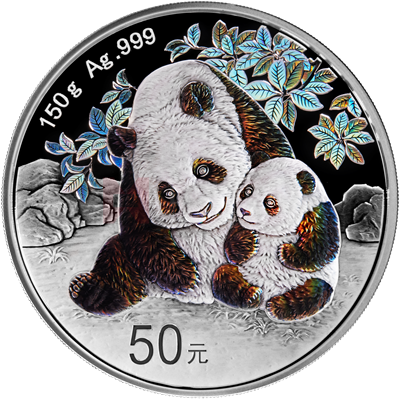 2024版熊貓150克精制銀質紀念幣 2024版熊貓150克精制銀質紀念幣
