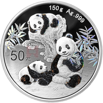 2025版熊貓150克精制銀質紀念幣 2025版熊貓150克精制銀質紀念幣