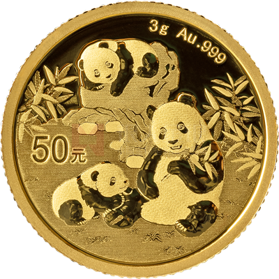 2025版熊貓3克普制金質紀念幣 2025版熊貓3克普制金質紀念幣