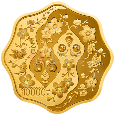 2025中國乙巳(蛇)年1公斤梅花形金質紀念幣 2025中國乙巳(蛇)年1公斤梅花形金質紀念幣