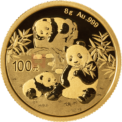 2025版熊貓8克普制金質紀念幣 2025版熊貓8克普制金質紀念幣