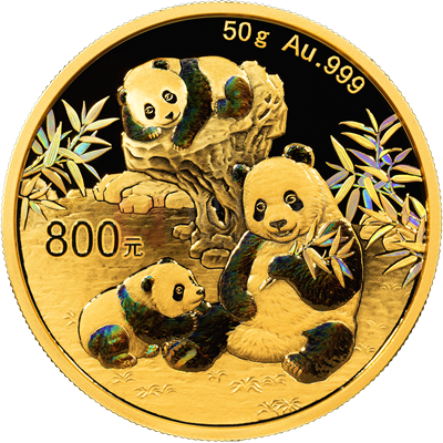 2025版熊貓50克精制金質紀念幣 2025版熊貓50克精制金質紀念幣